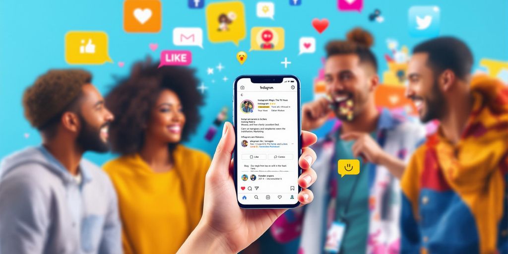 Influencers engaging with their audience on Instagram.